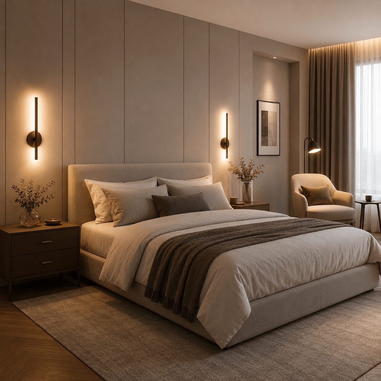 Affordable LED Wall Lights for Bedroom Luxury on a Budget