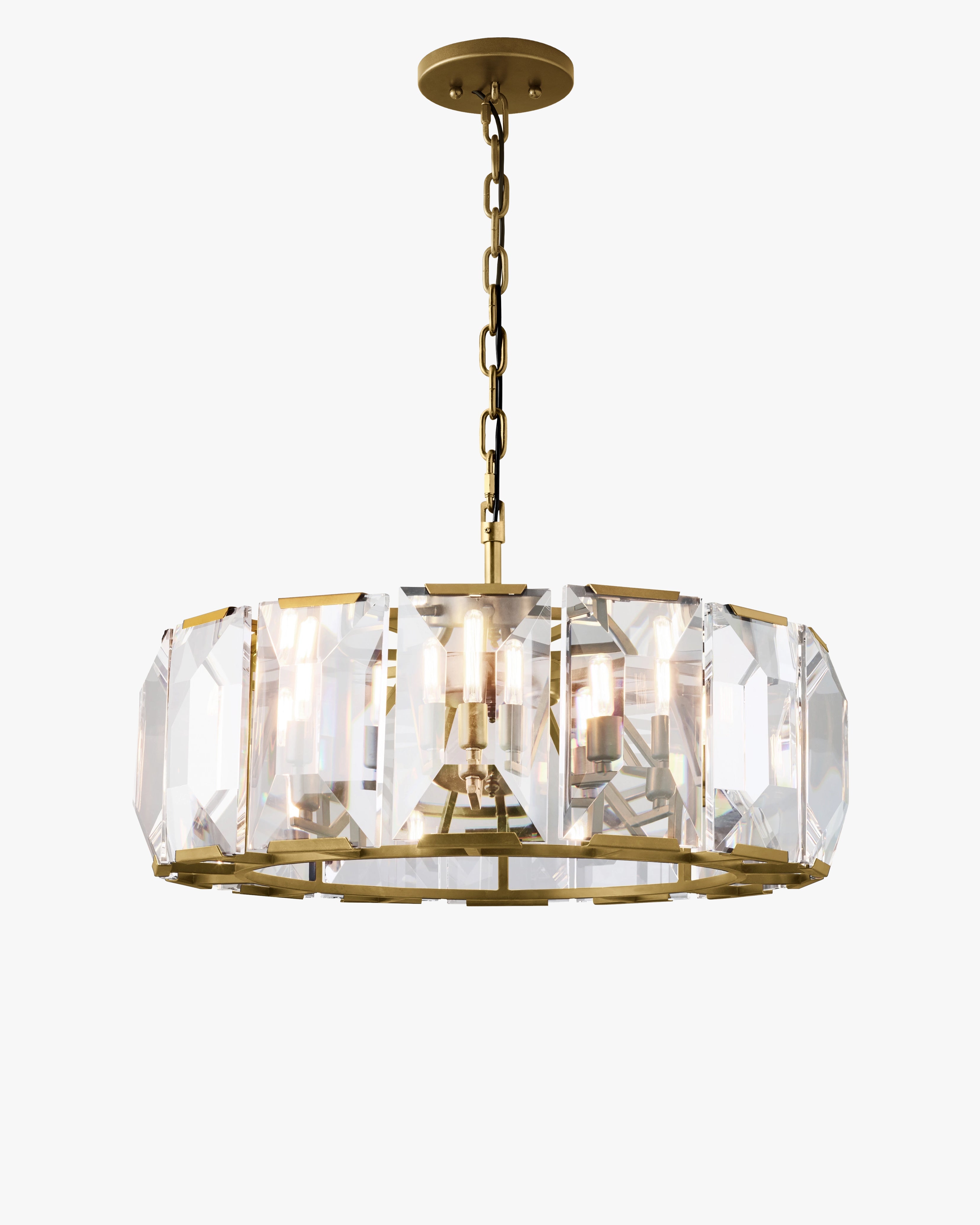 Crystal Round Chandelier – Harlow
