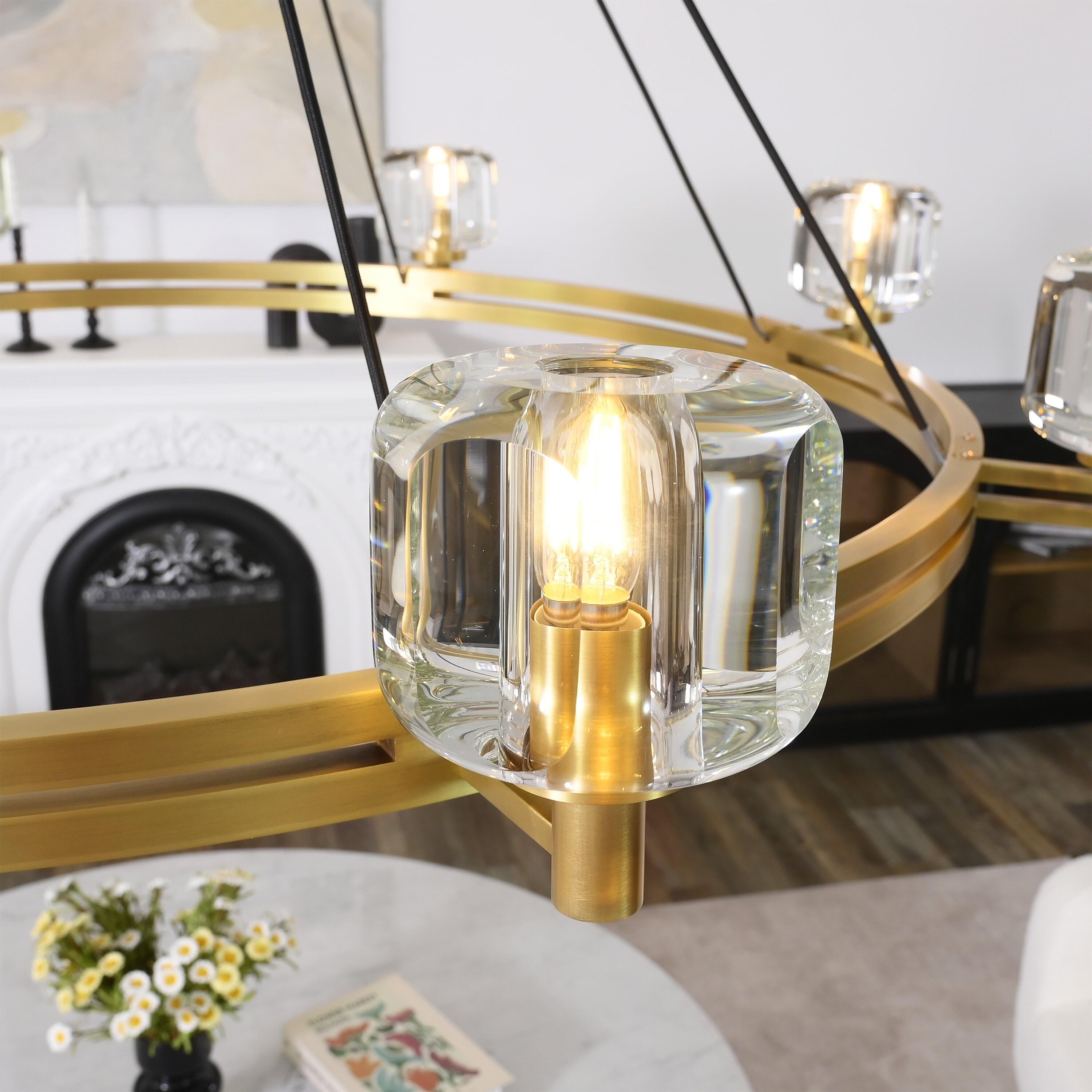 Crystal Round Candle Chandelier - Demaret
