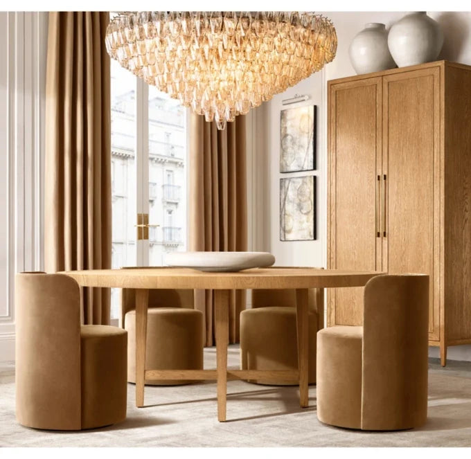 Clear Murano Glass Tiered Chandelier - Chiara