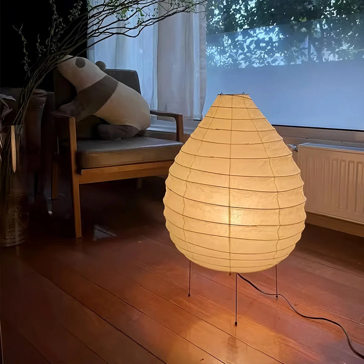 Akari 22N Rice Paper Table Lamp for Bedroom