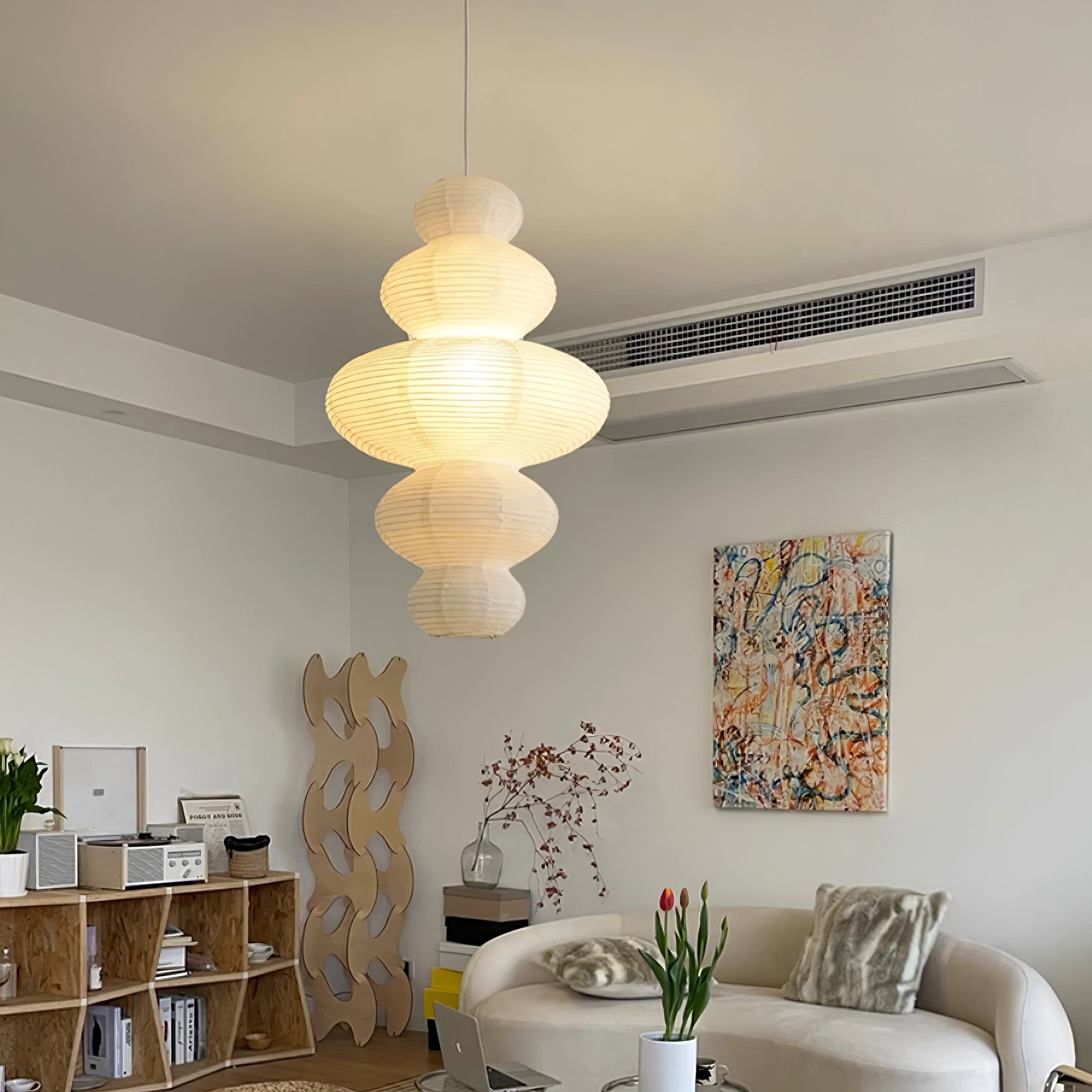 Akari Juni Pendant Swag Lamp