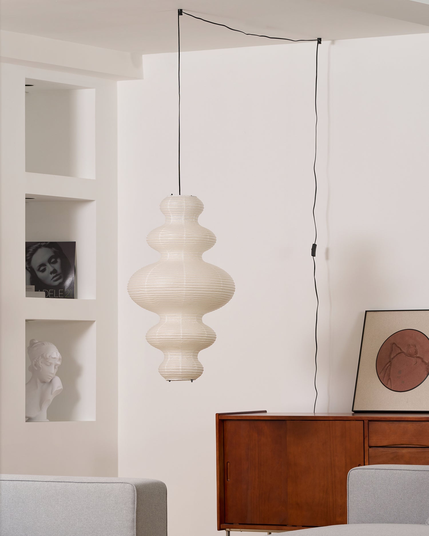 Akari Juni Pendant Swag Lamp