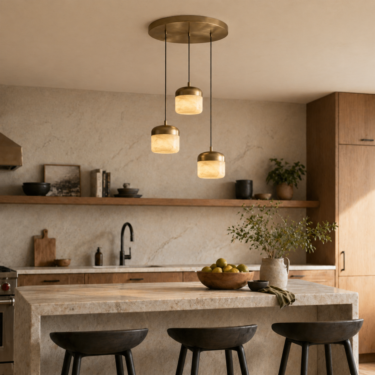 Asta Alabaster Pendant Light