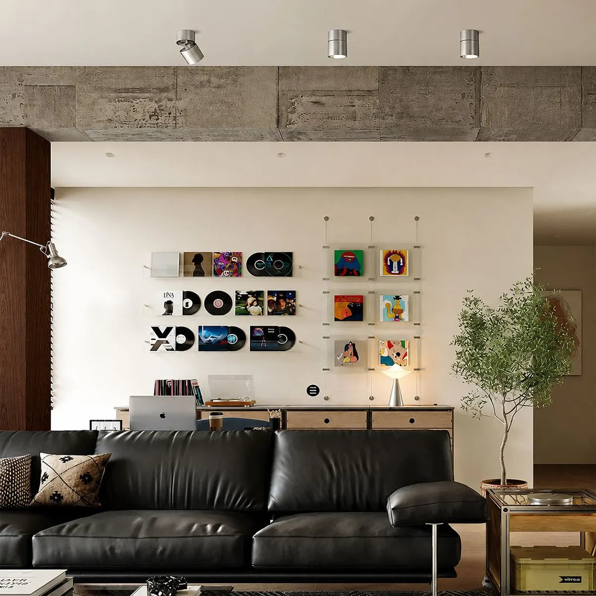 Bauhaus Surface Mount Foldable Spotlight