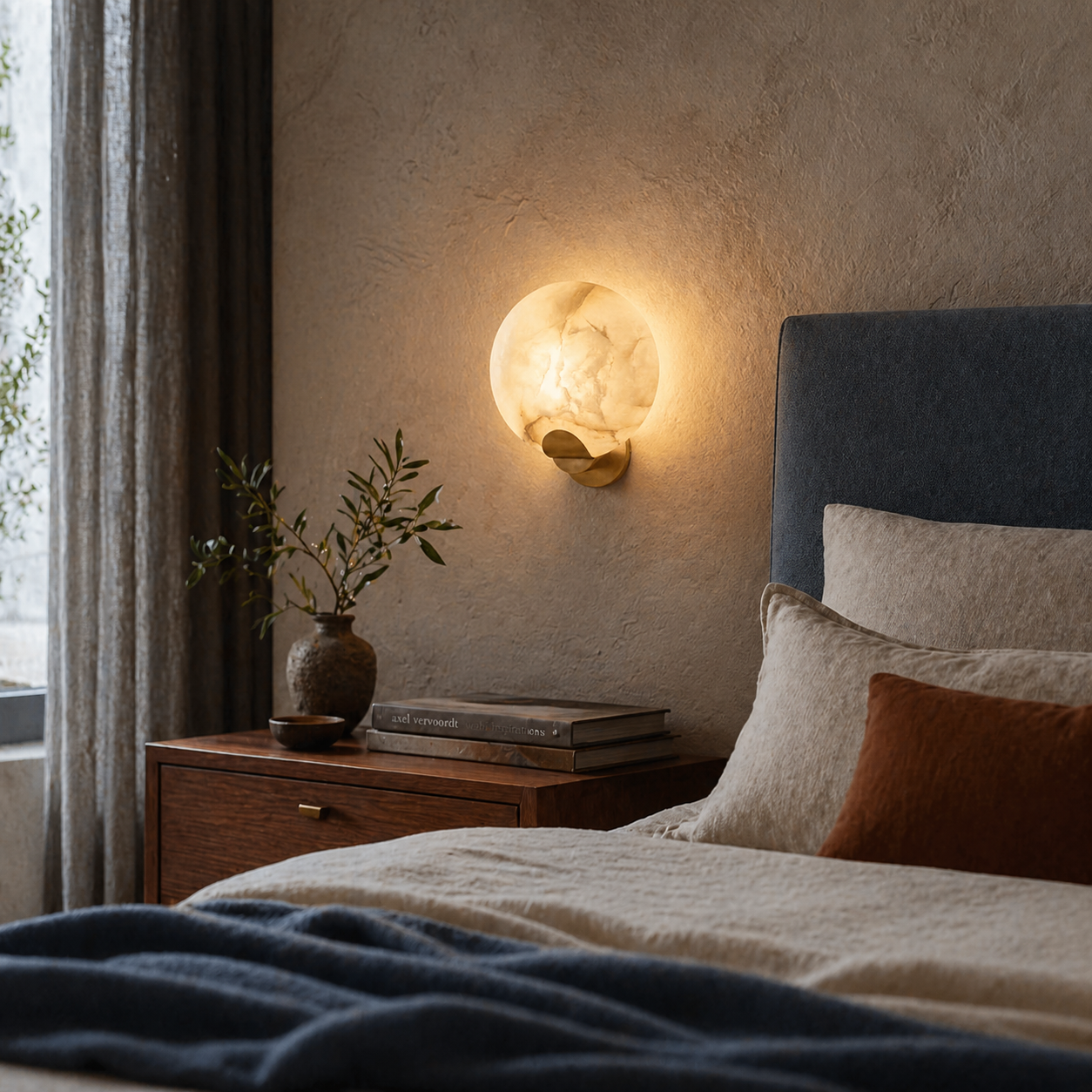 Cruim Alabaster Wall Sconce