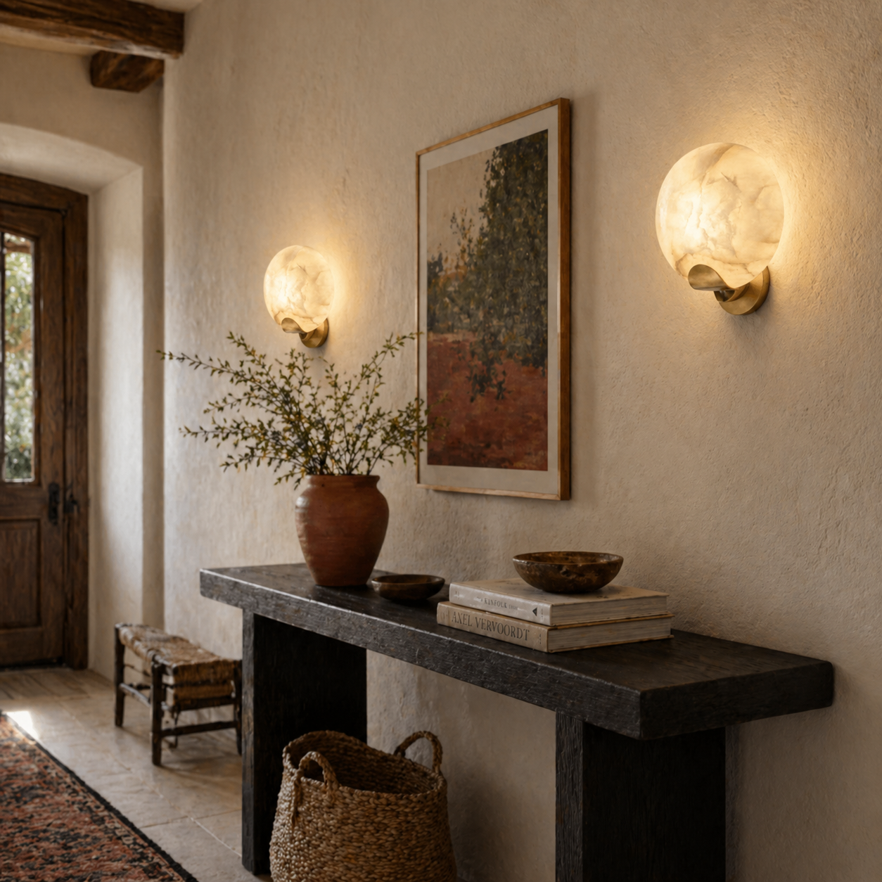 Cruim Alabaster Wall Sconce