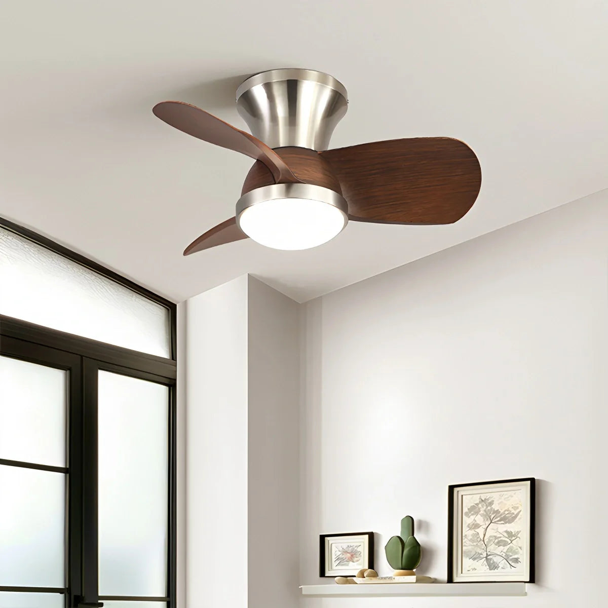 Simple Ceiling Fan Light for Children's Room