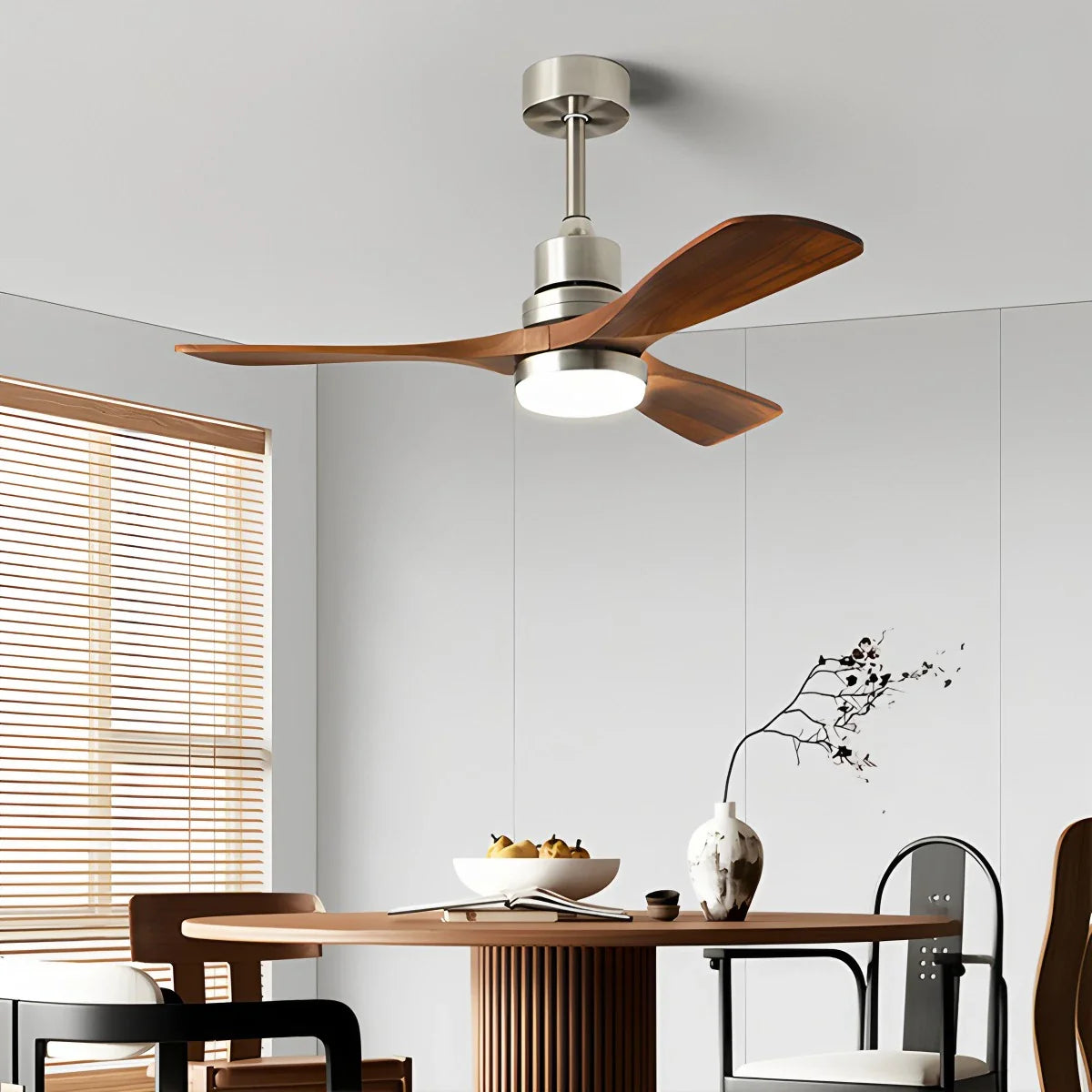 American Retro 3-Blade Ceiling Fan with Light