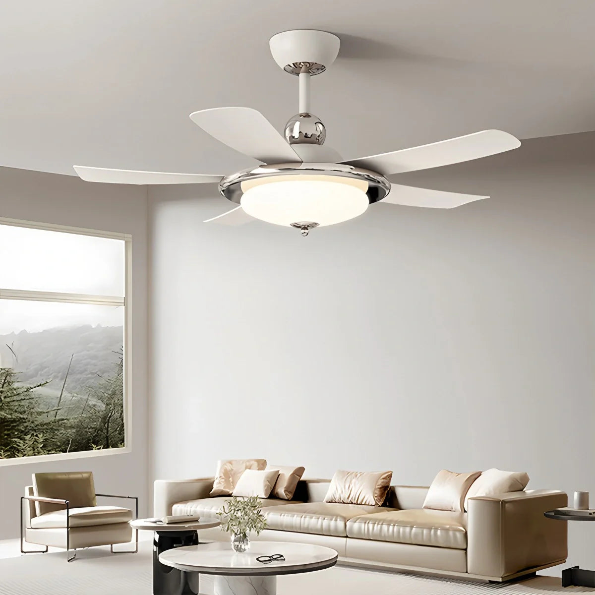 Silent Ceiling Fan with Light & Remote Control