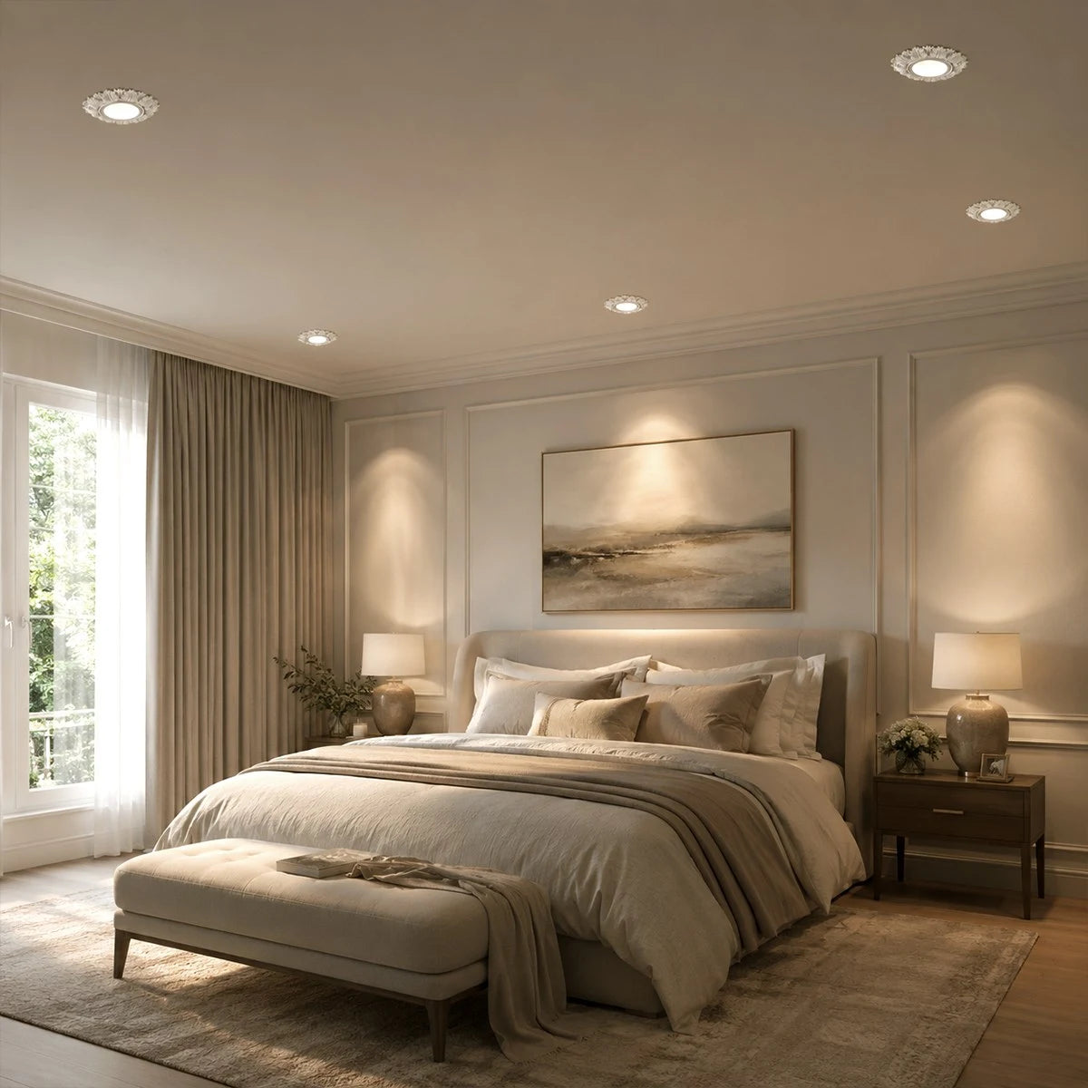 French Faux Plaster Spotlight