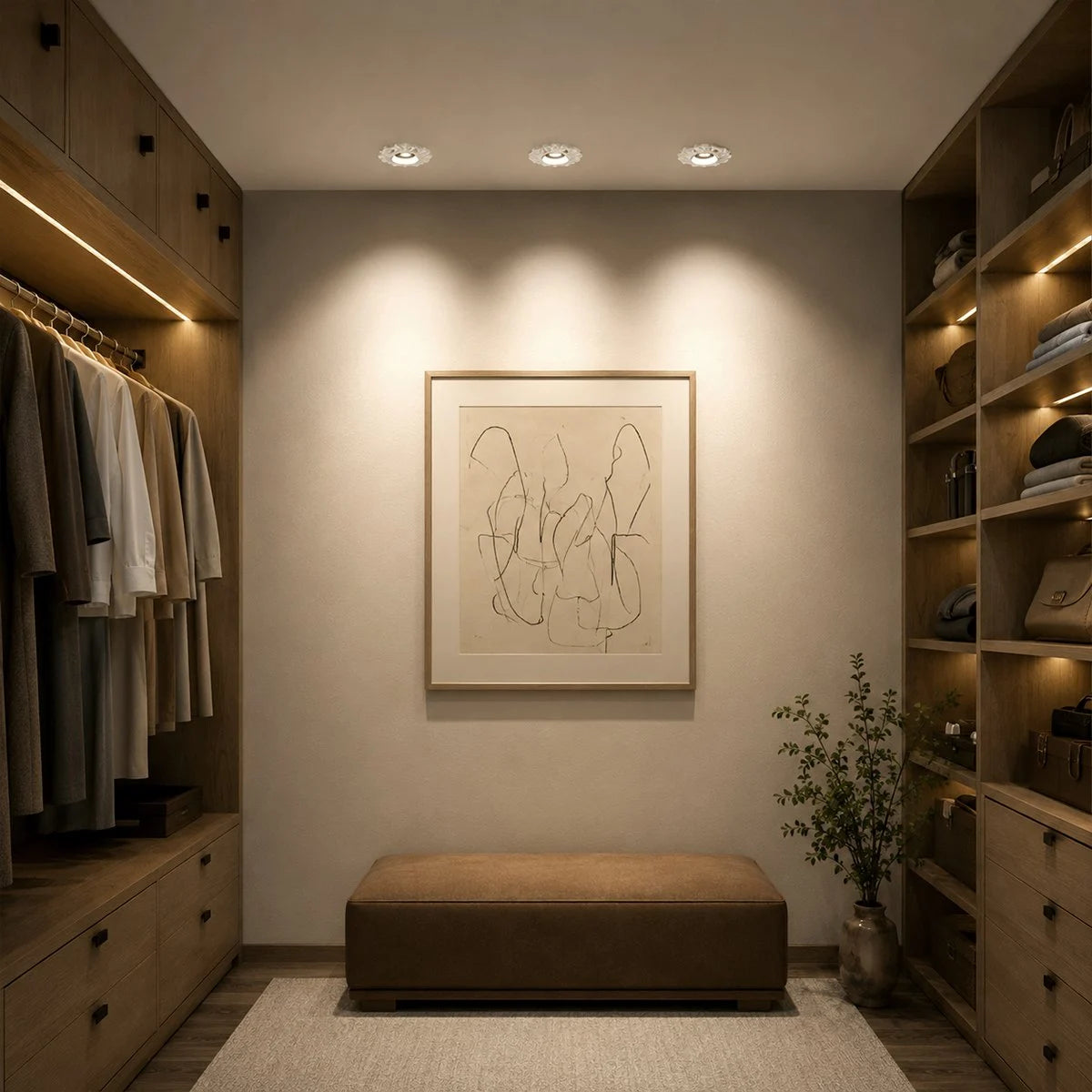 French Faux Plaster Spotlight