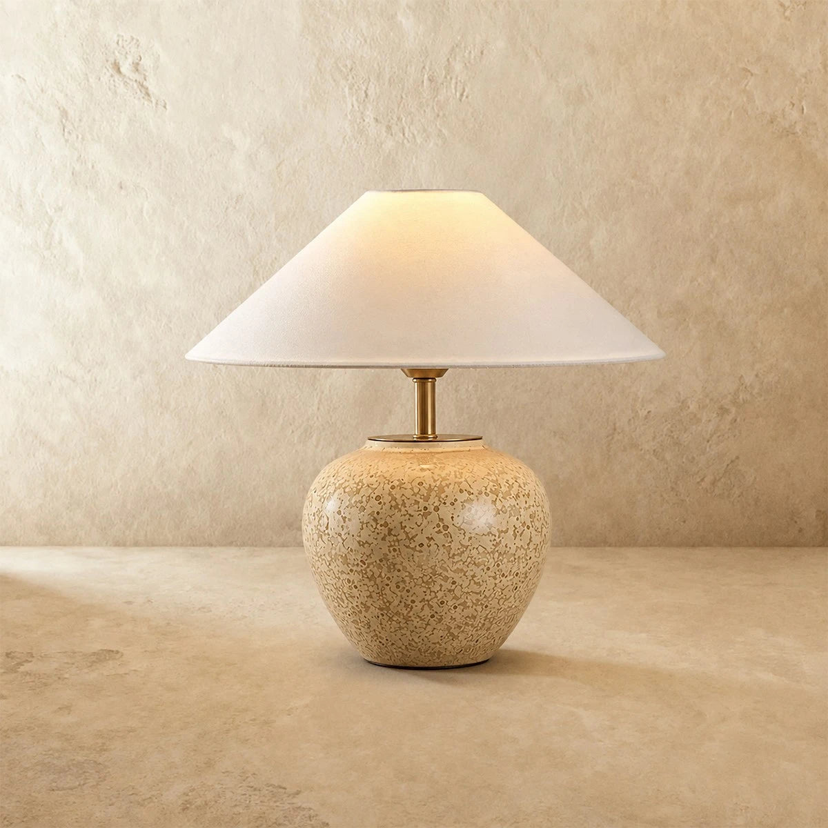 Glazed Ceramic Table Lamp