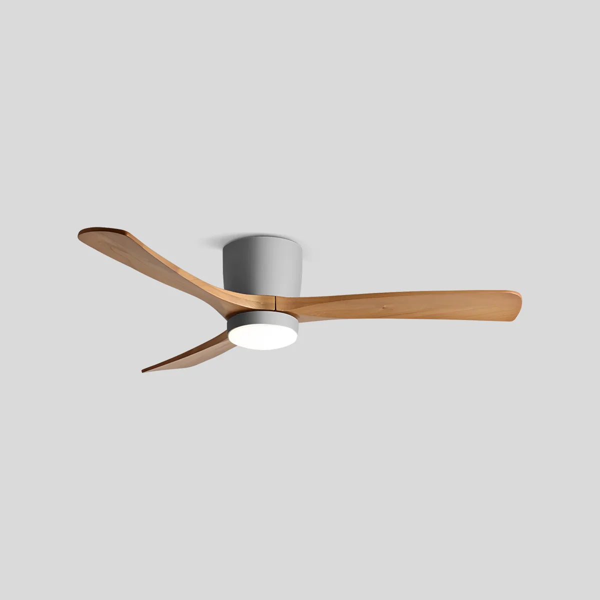 Antizer Large Low Profile Ceiling Fan with Light Grey