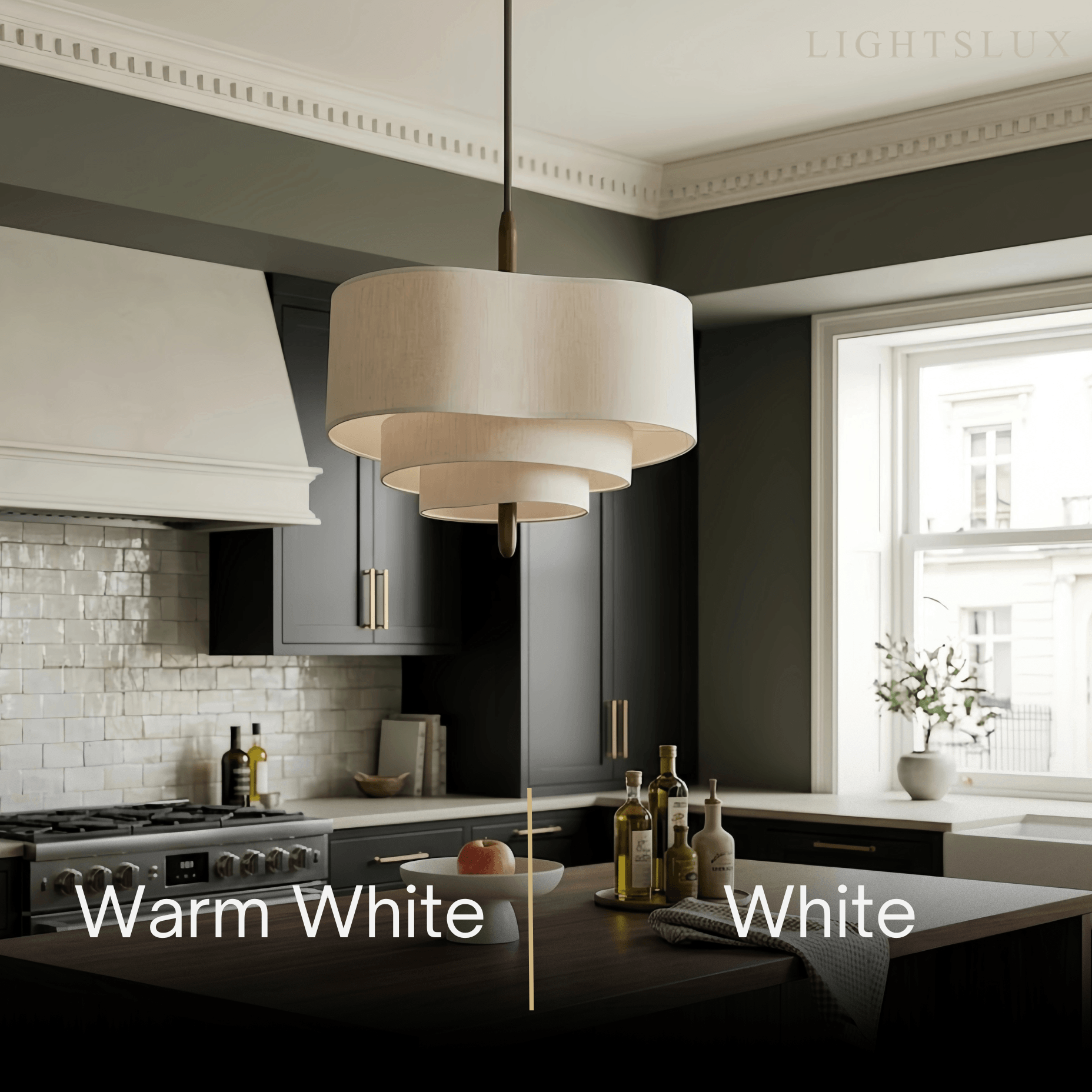 Modern Fabric Pendant Light