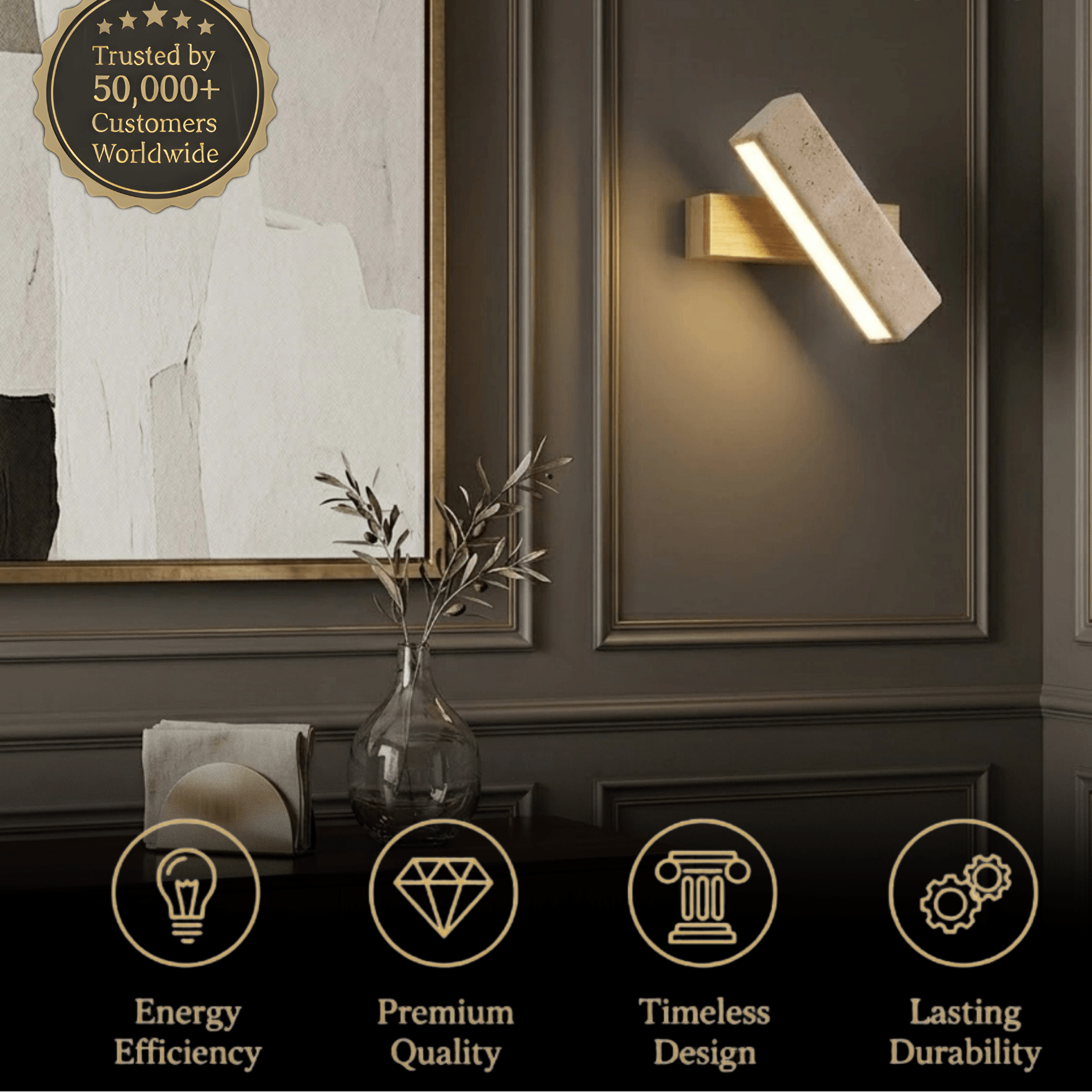 Strata Minimalist Wall Lamp