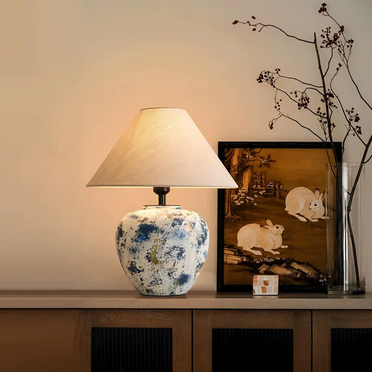 Neoclassical Ceramic Table Lamp