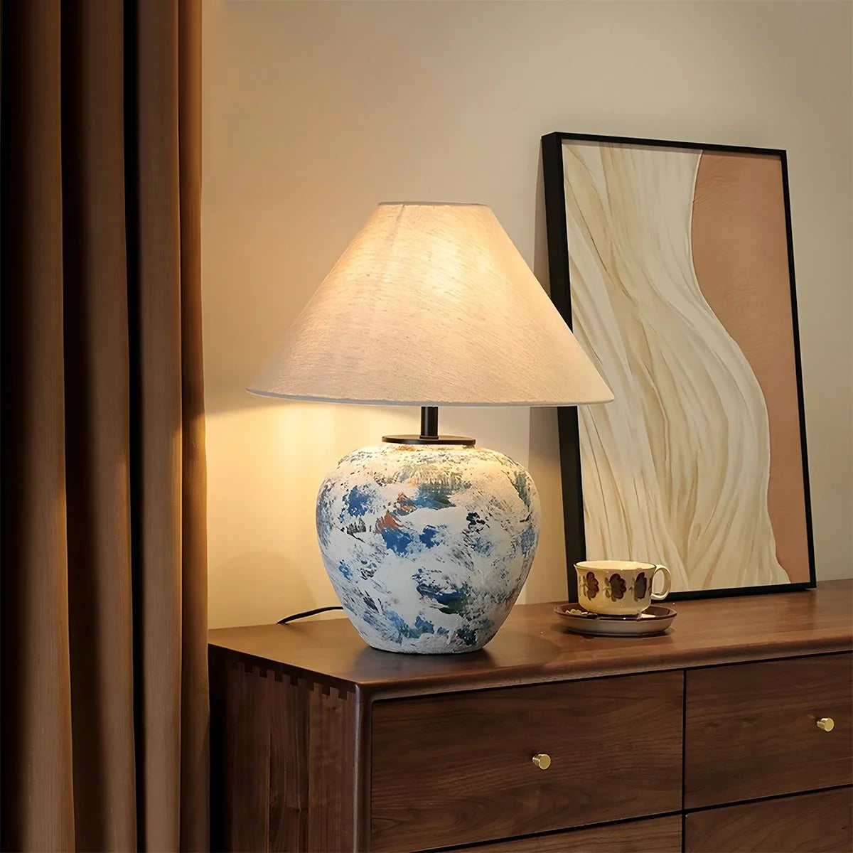 Neoclassical Ceramic Table Lamp