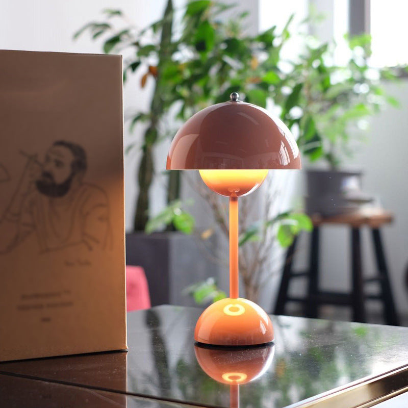 Modern Cordless Dome Table Lamp