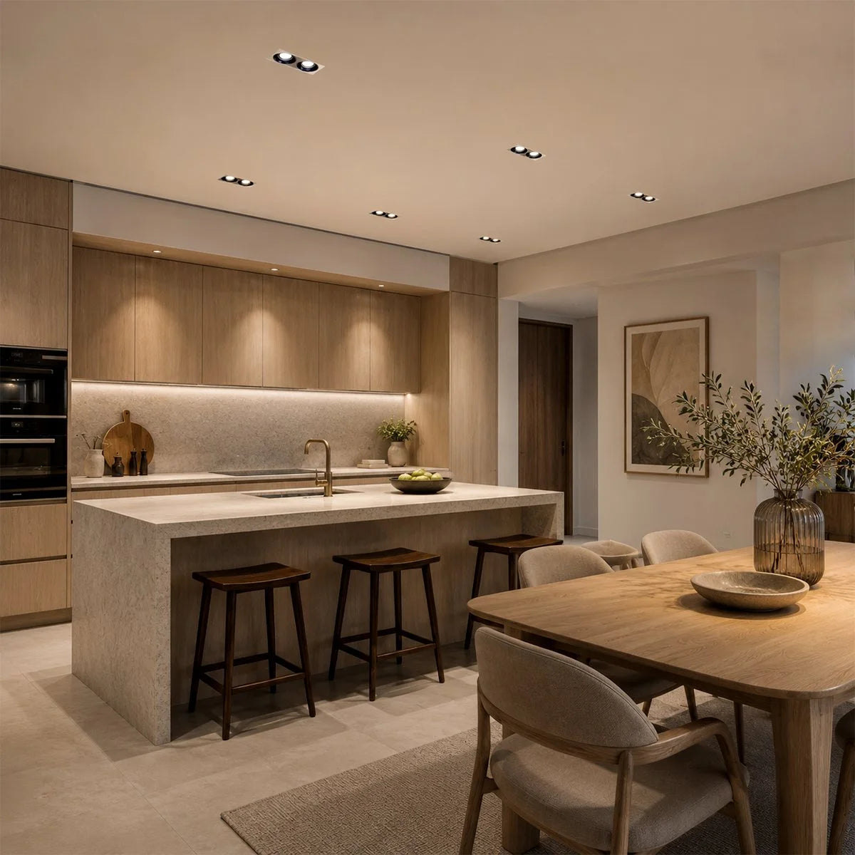 Recessed Dual Head Spotlight