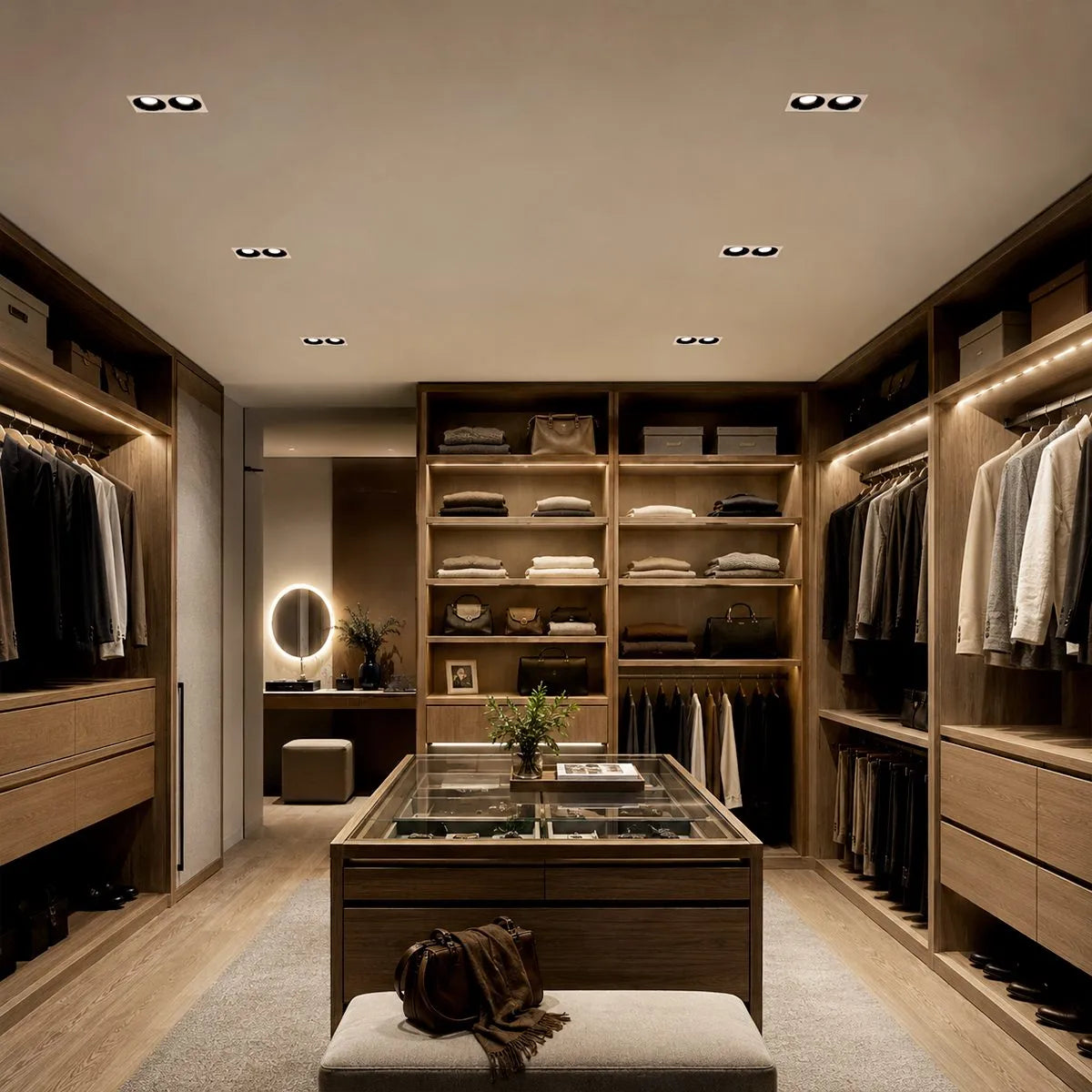 Recessed Dual Head Spotlight