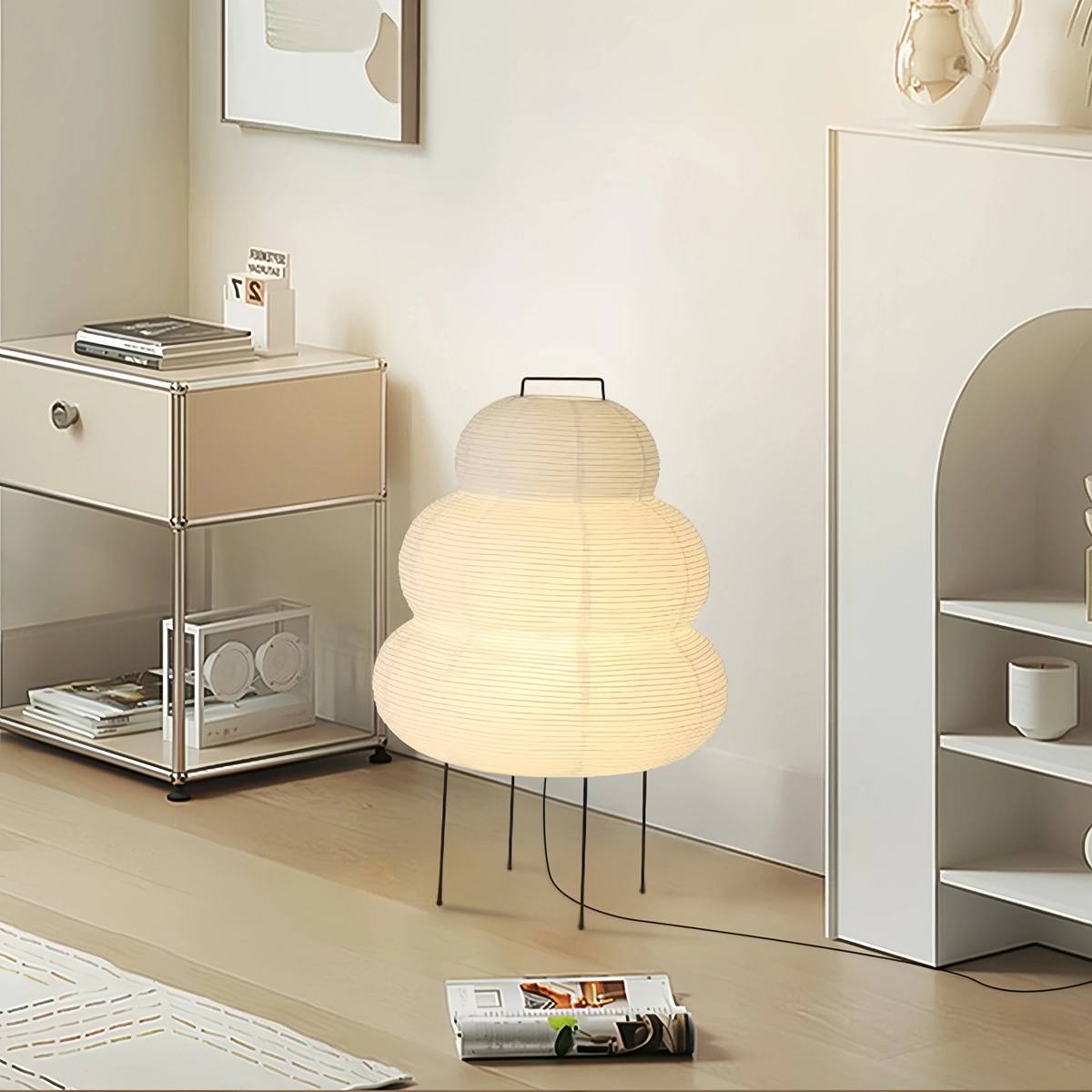 Rice_Paper_Art_Floor_Table_Lamp