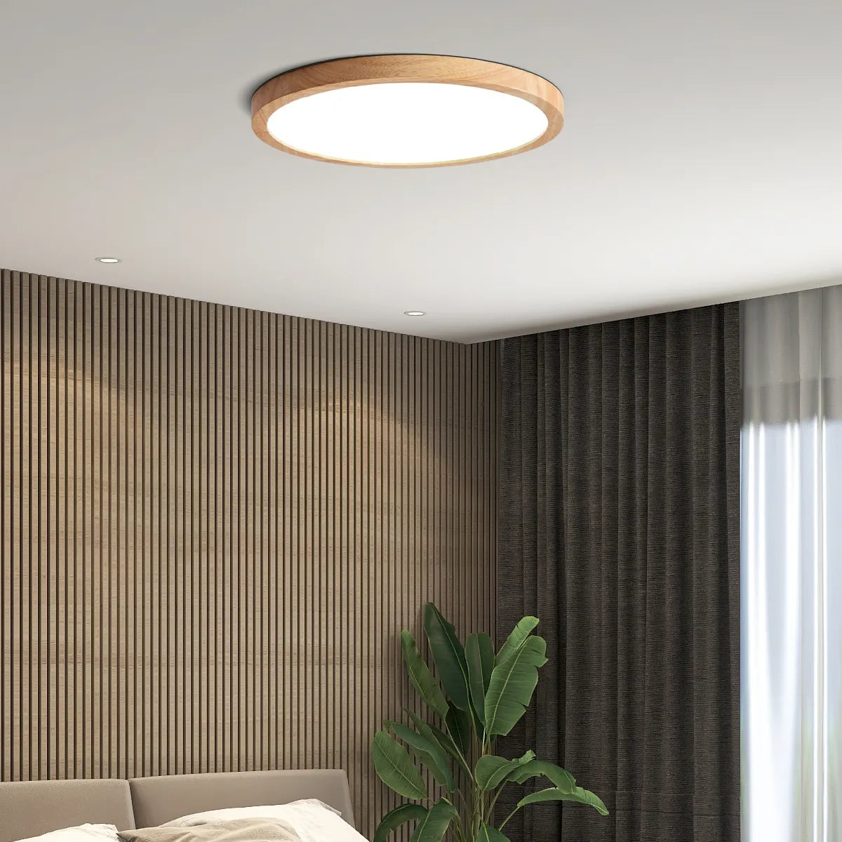Zenno Wabi-sabi Modern Round Ceiling Light
