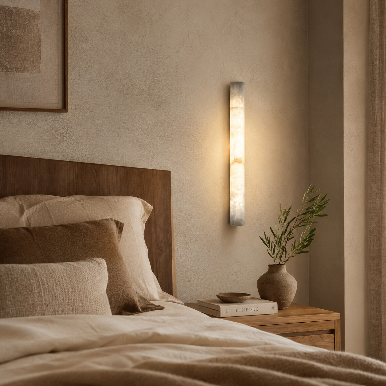 Solen Alabaster Wall Sconce