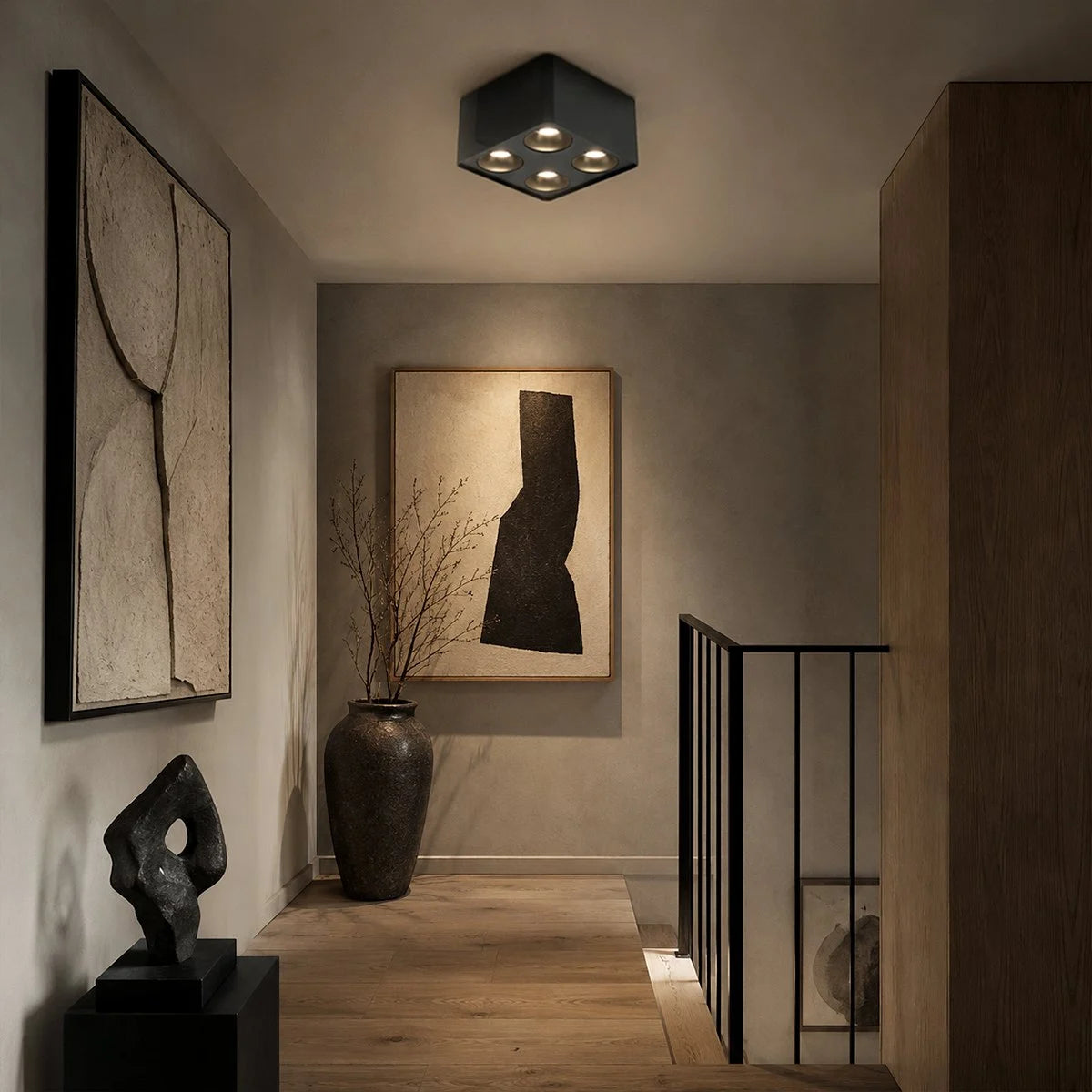 Square Gimbal Downlight