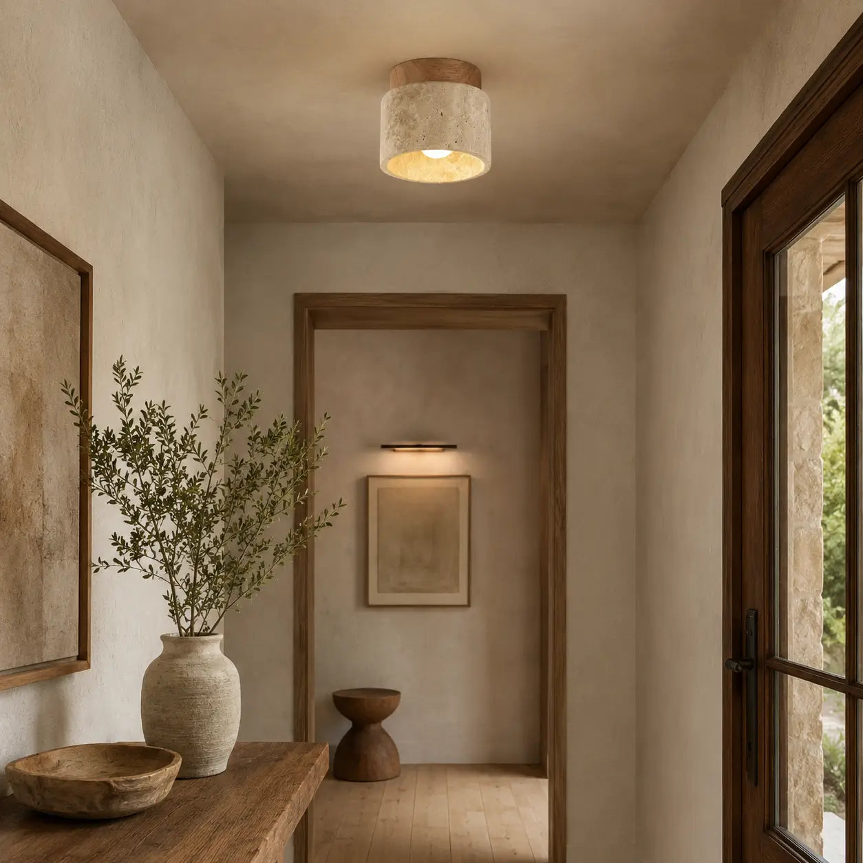 Strata Minimalist Flush Mount Ceiling Light
