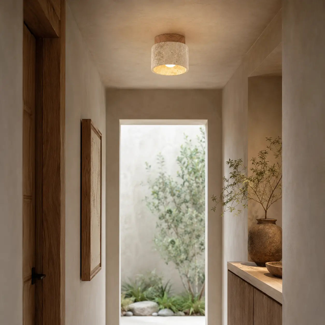 Strata Minimalist Flush Mount Ceiling Light
