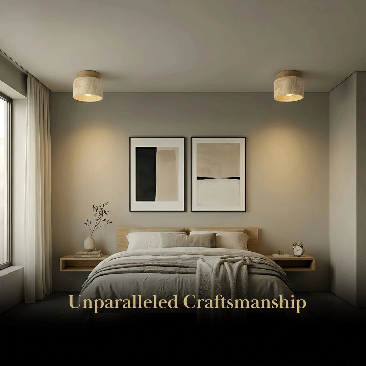 Strata Minimalist Flush Mount Ceiling Light