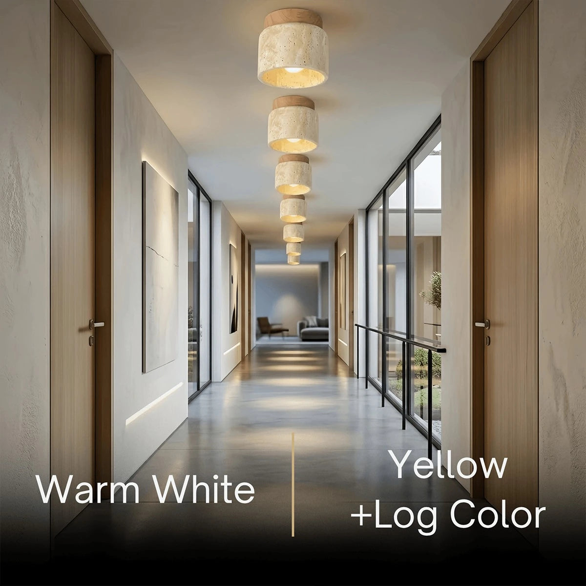 Strata Minimalist Flush Mount Ceiling Light