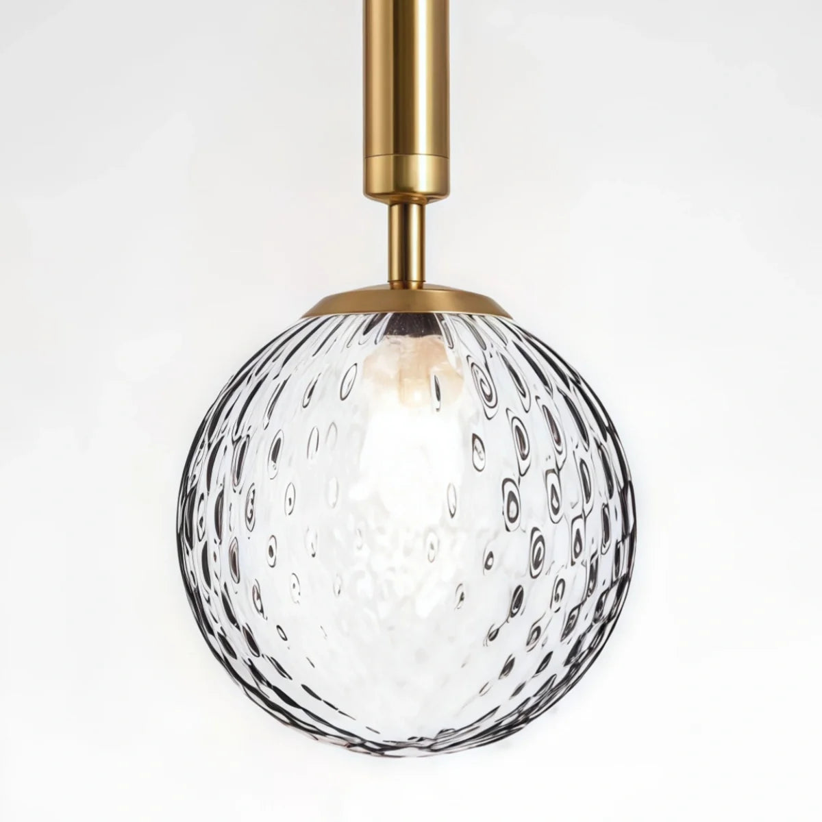Vetro Modern Gold Pendant Light