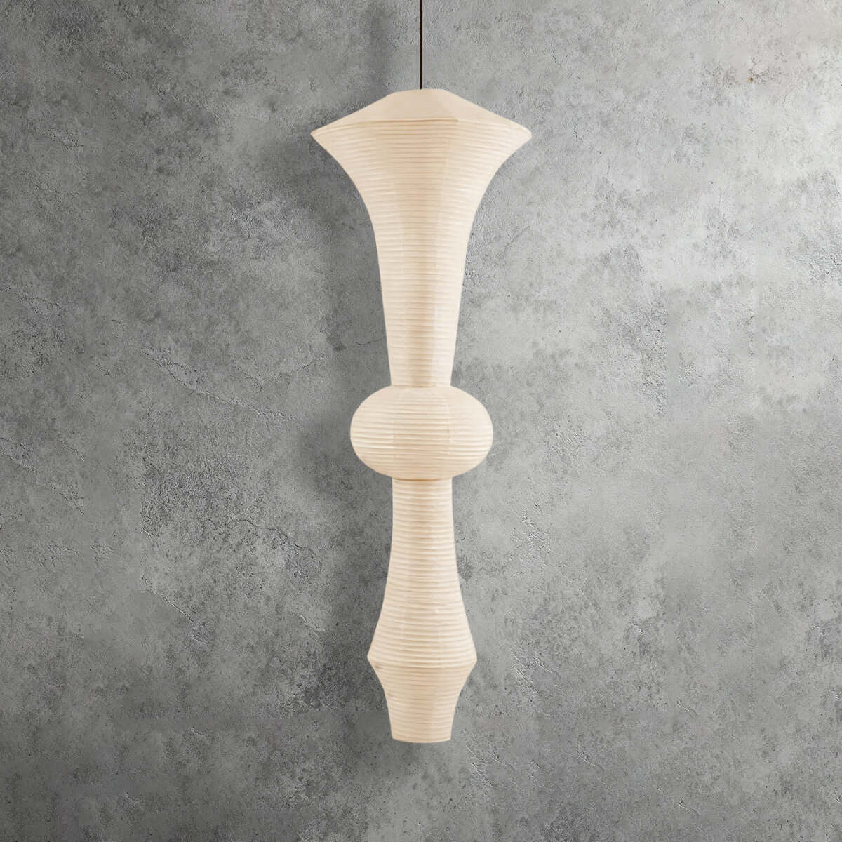 Washi Paper Corner Pendant Light