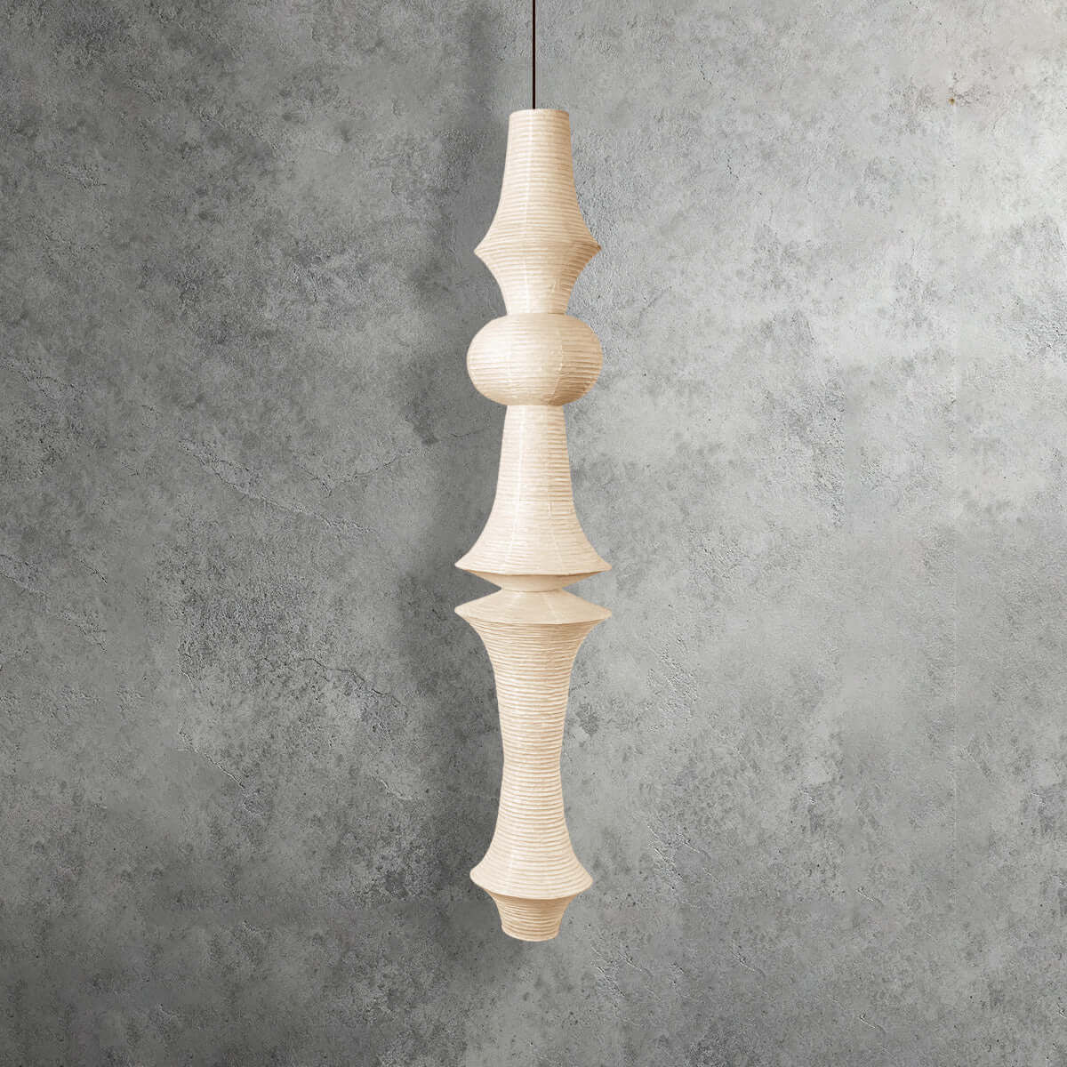Washi Paper Corner Pendant Light