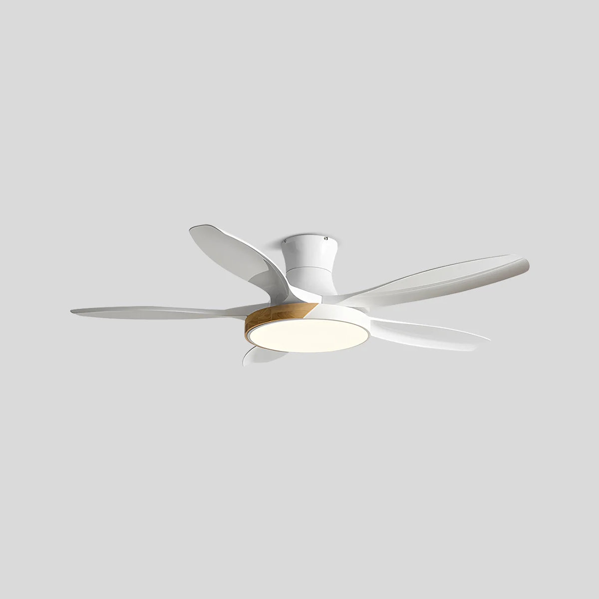 Antizer Nordic 5-Blade LED Ceiling Fan Light White