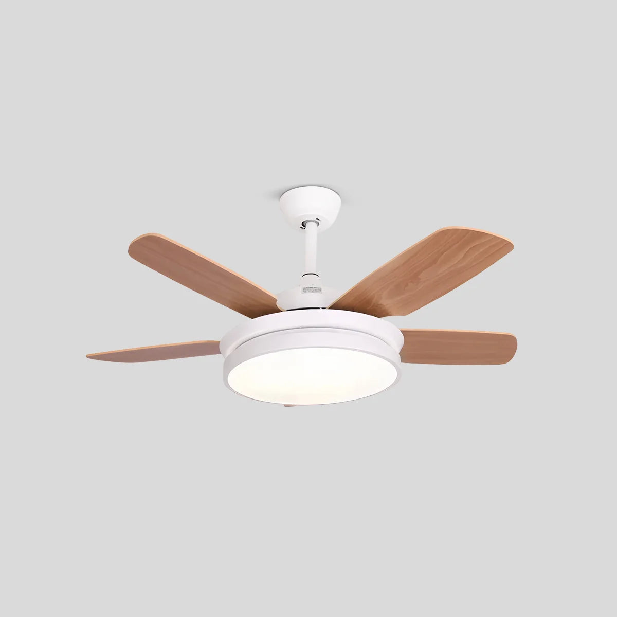 Antizer 5 Blade Ceiling Fan Light for Living Room White D132cm / 52"