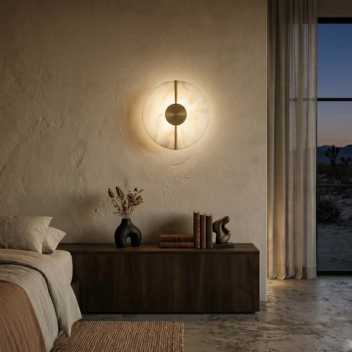 Yohana Alabaster Wall Lamp
