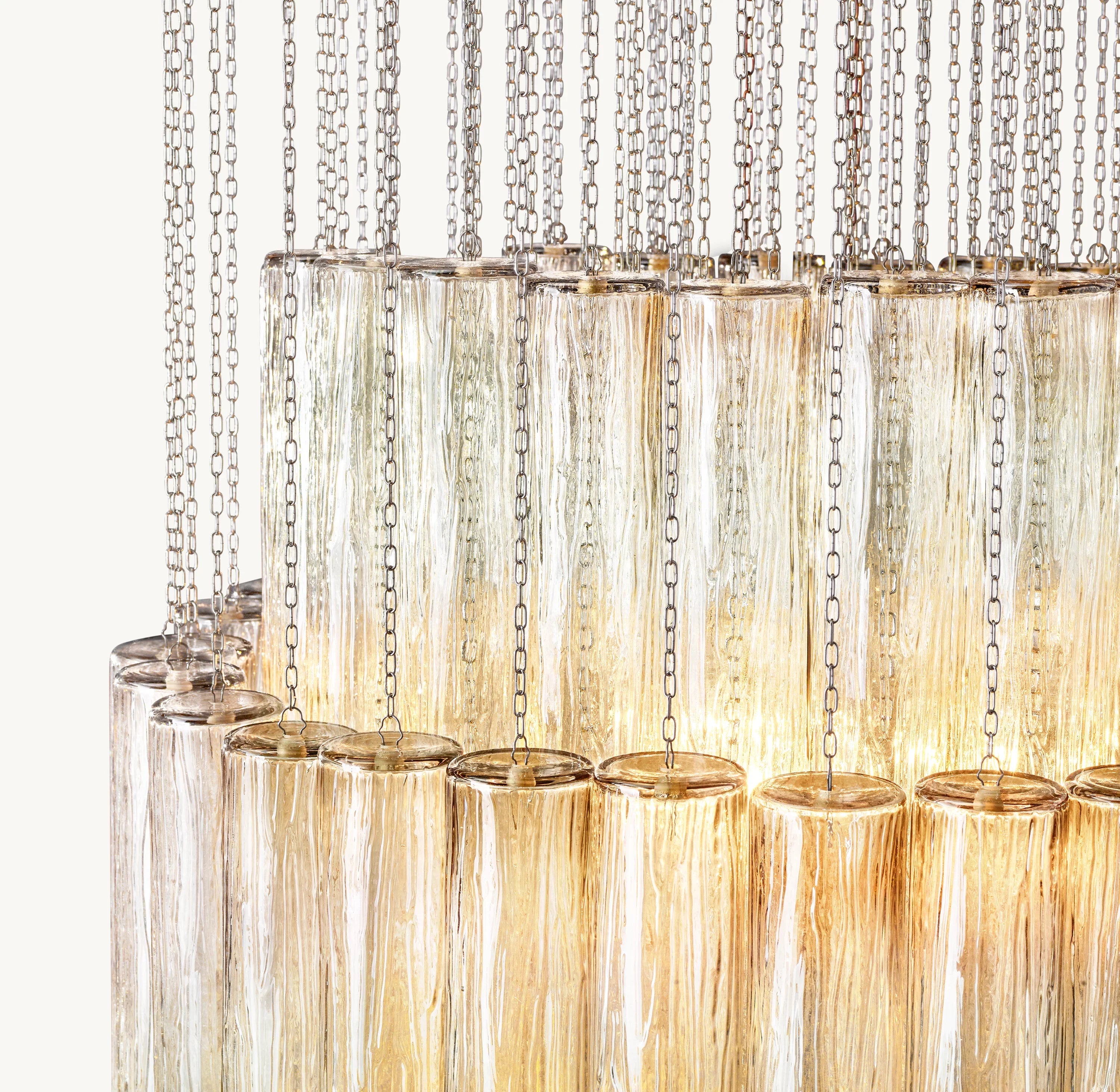 Tronchi Murano Glass Tiered Chandelier - Serenella