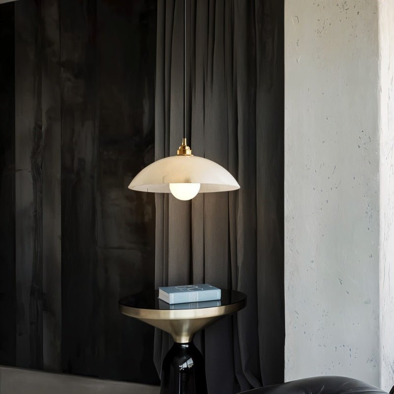 Cupola Alabaster Pendant Light