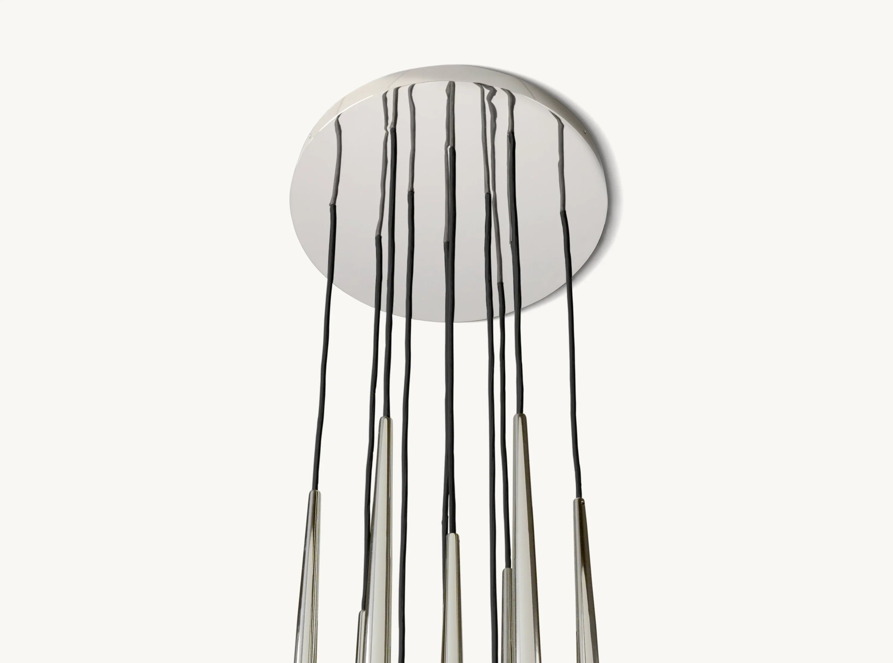 Pin Cascading Round Chandelier - Aquitaine