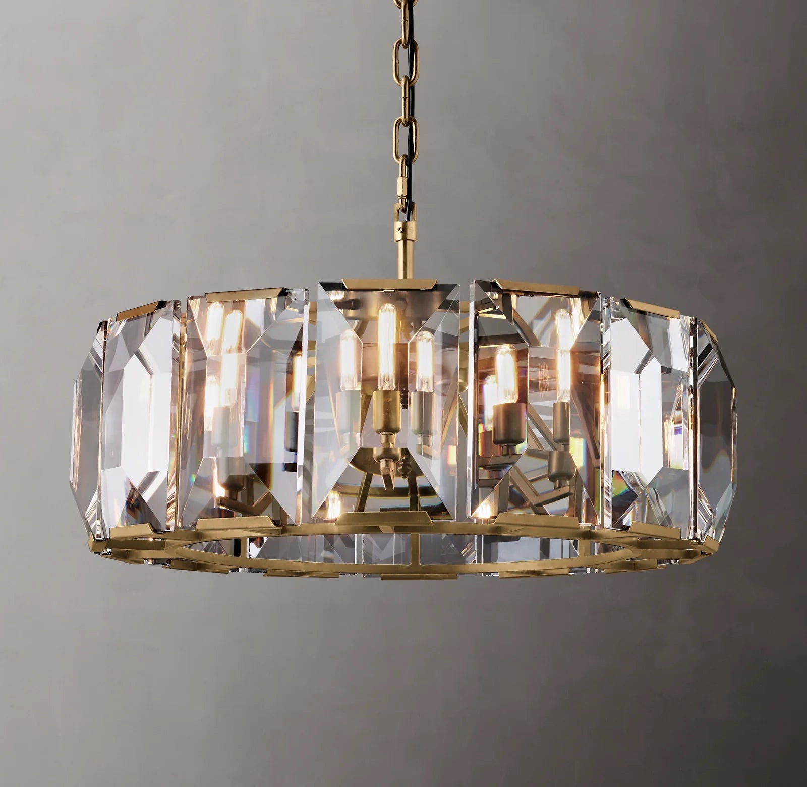 Crystal Round Chandelier – Harlow
