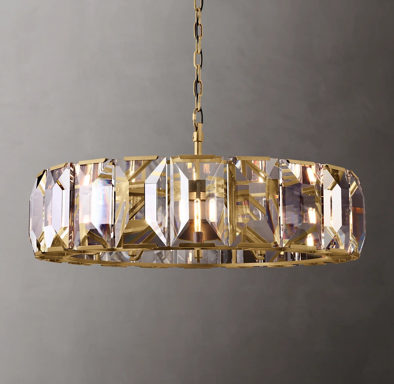 Crystal Round Chandelier – Harlow