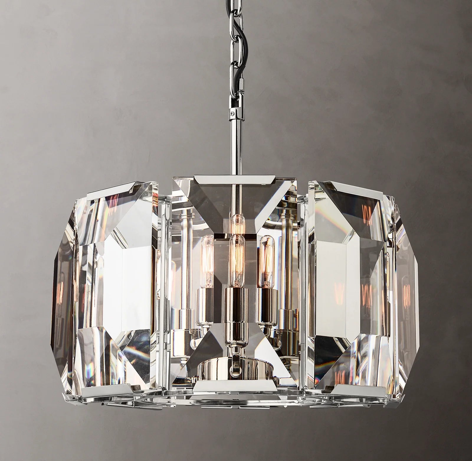 Crystal Round Chandelier – Harlow