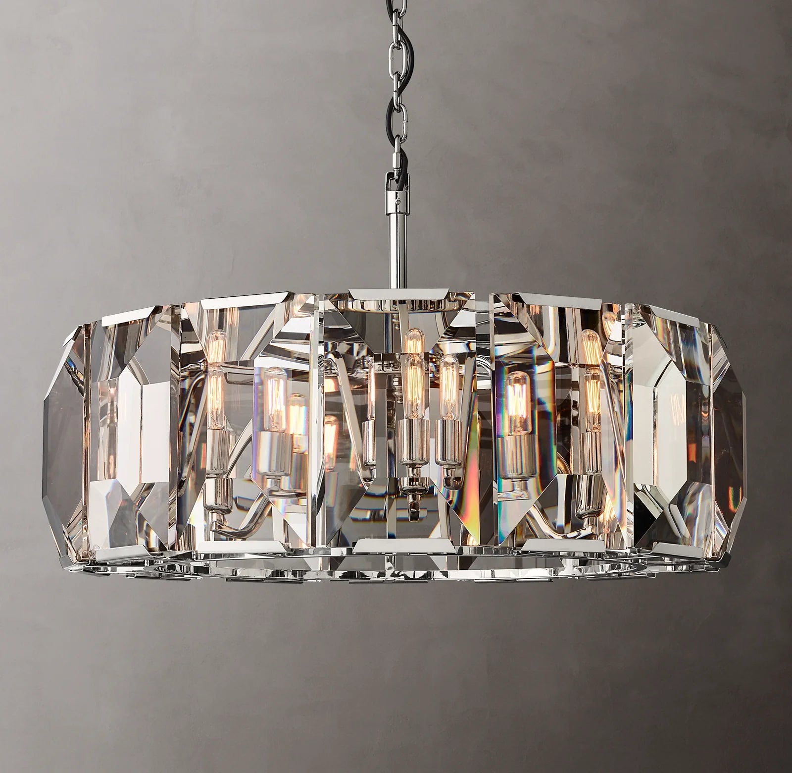 Crystal Round Chandelier – Harlow