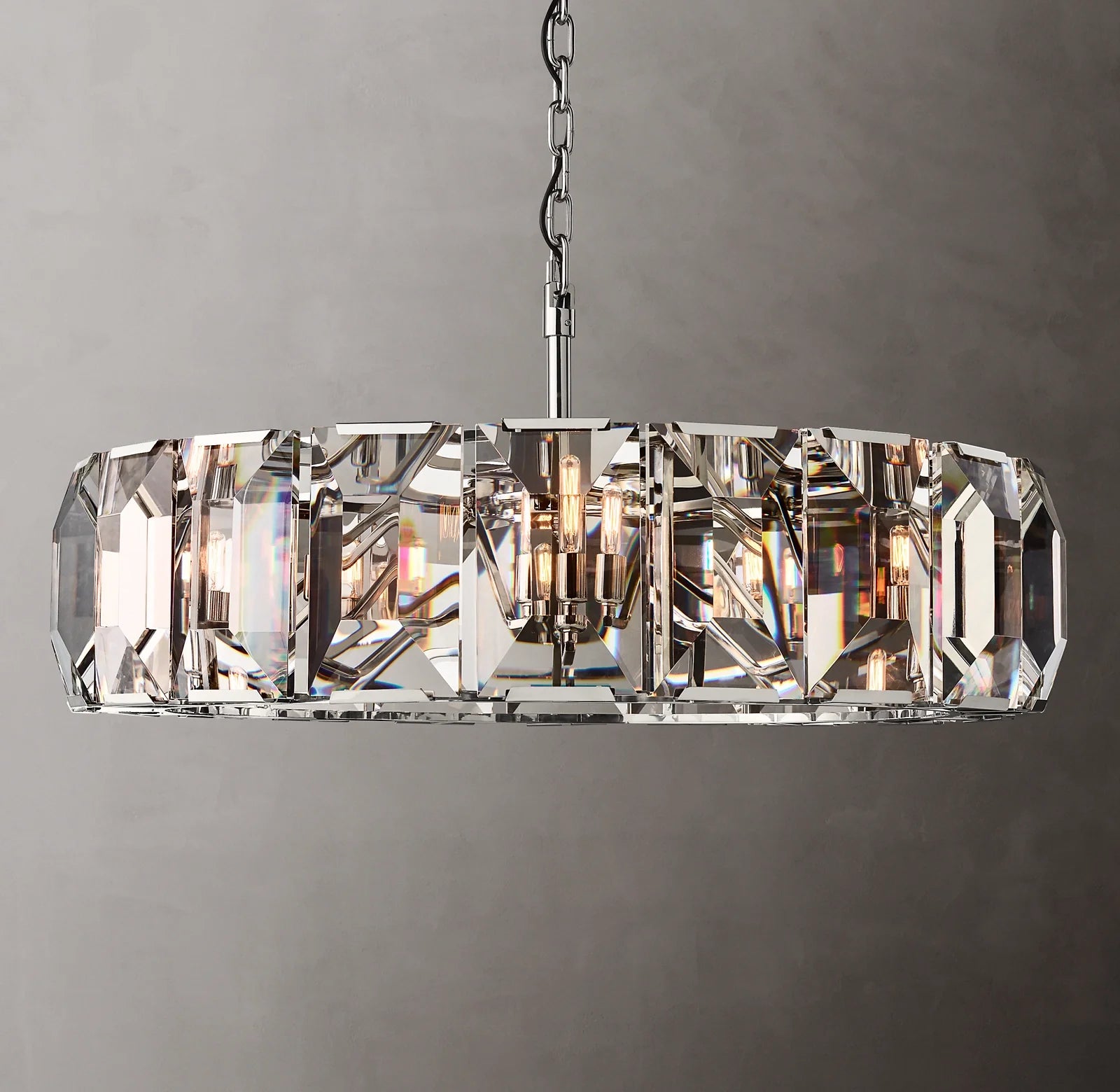 Crystal Round Chandelier – Harlow