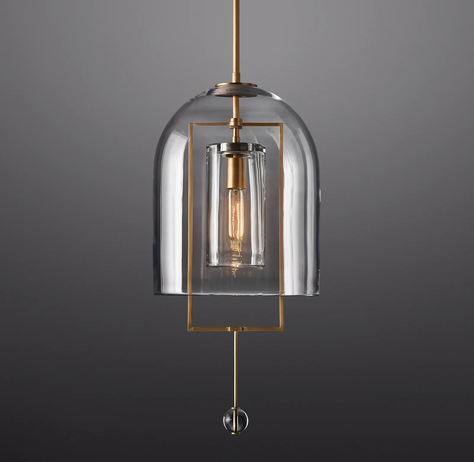 Bell Glass Pendant Light - Fulcrum
