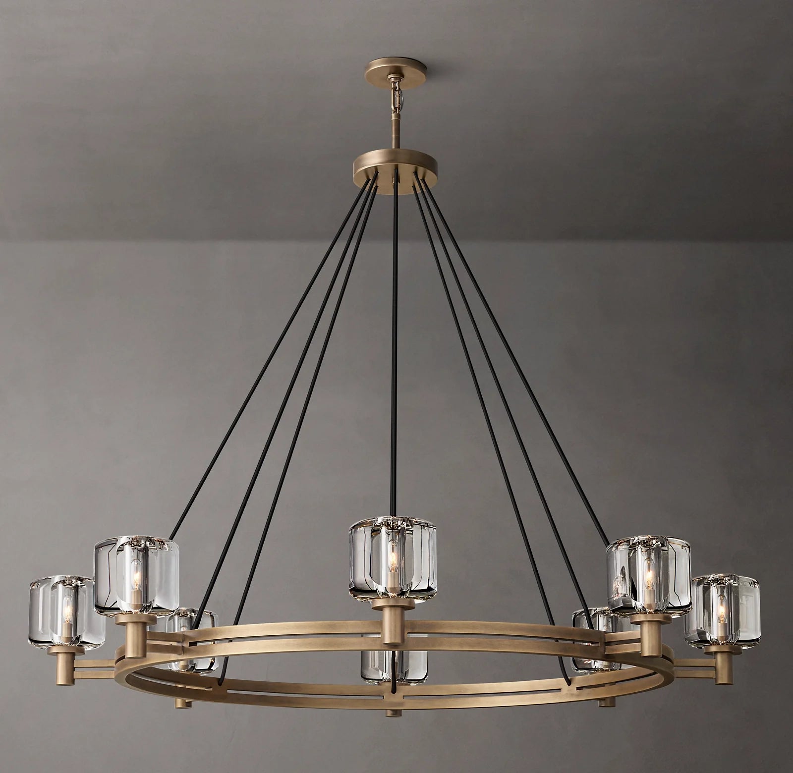 Crystal Round Candle Chandelier - Demaret