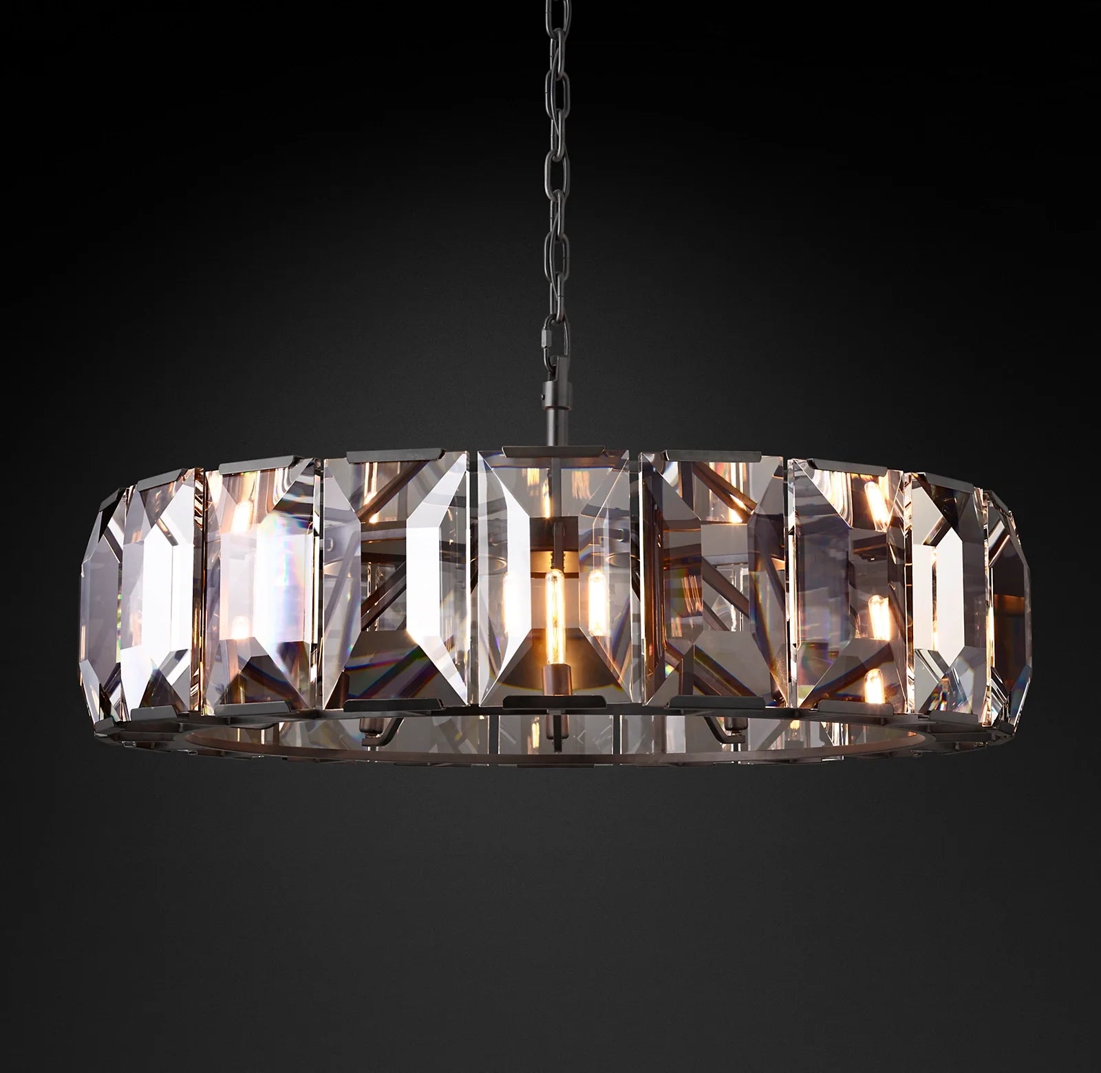 Crystal Round Chandelier – Harlow